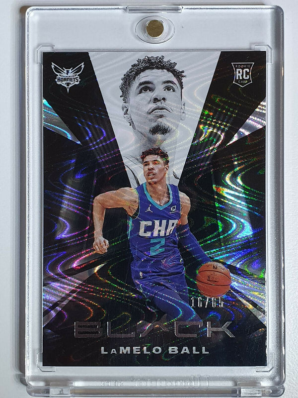 2020 Panini Black Lamelo Ball Rookie #78 SWIRLORAMA Prizm /65 - Rare