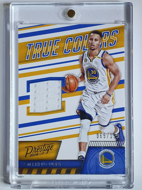 2016 Prestige Stephen Curry #PATCH /199 Game Worn Jersey - Ready to Grade