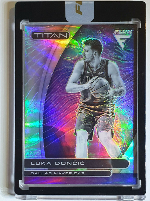 2020 Flux Luka Doncic #4 TITAN SILVER Uncirculated Encased - Panini Sealed