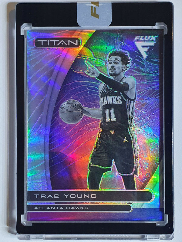 2020 Flux Trae Young #14 TITAN SILVER Uncirculated Encased - Panini Sealed