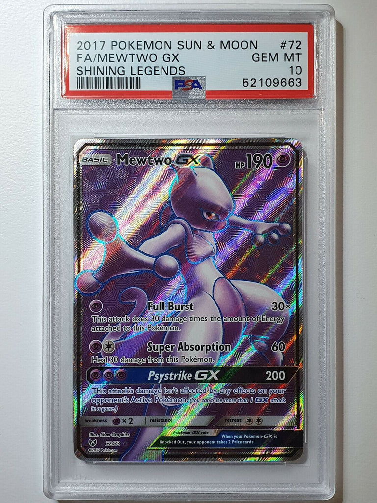 Pokemon Mewtwo GX high quality Full Art