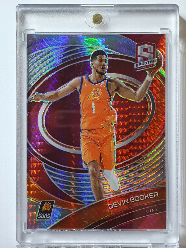 2020 Spectra Devon Booker #37 RED Prizm - Ready to Grade