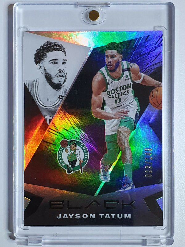 2020 Panini Black Jayson Tatum #14 HOLO FOIL /149 - Ready to Grade