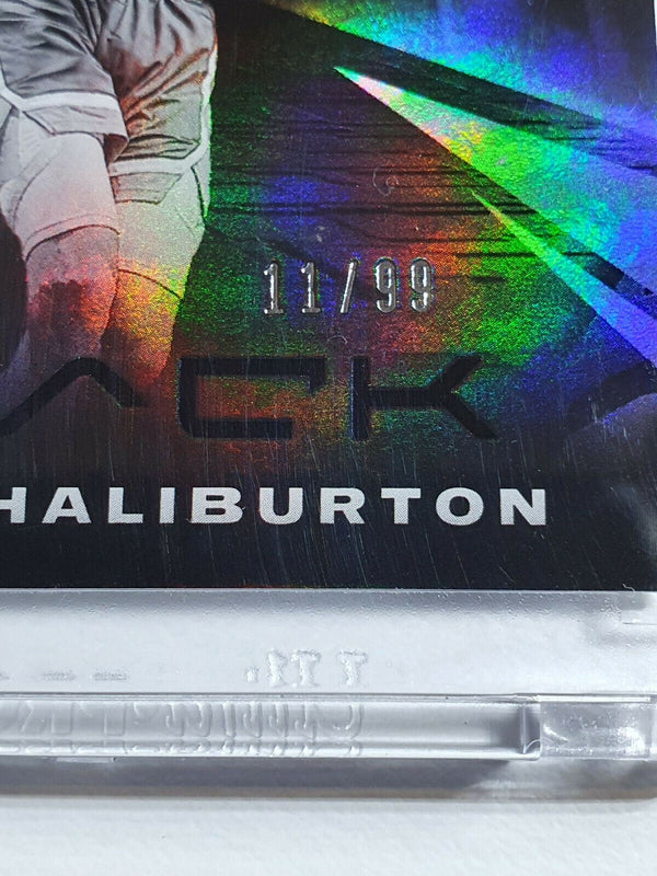 2020 Black Tyrese Haliburton Rookie #76 VARIATION Holo Foil /99 - Ready to Grade