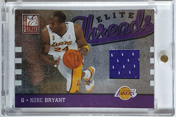 2009 Panini Kobe Bryant #PATCH SILVER /99 Game Worn Jersey - Ready to Grade