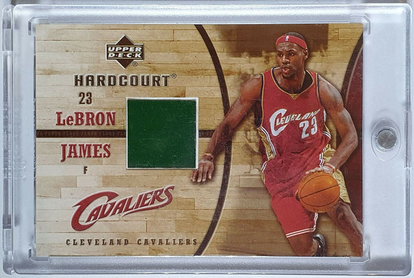 2006 Upper Deck Lebron James #GF-22 Hardcourt USED GAME FLOOR - Ready to Grade