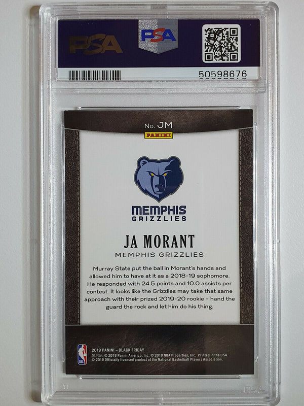 2019 Panini Ja Morant Rookie FUTURE FRAMES Prizm /99 - PSA 8 (POP 5)