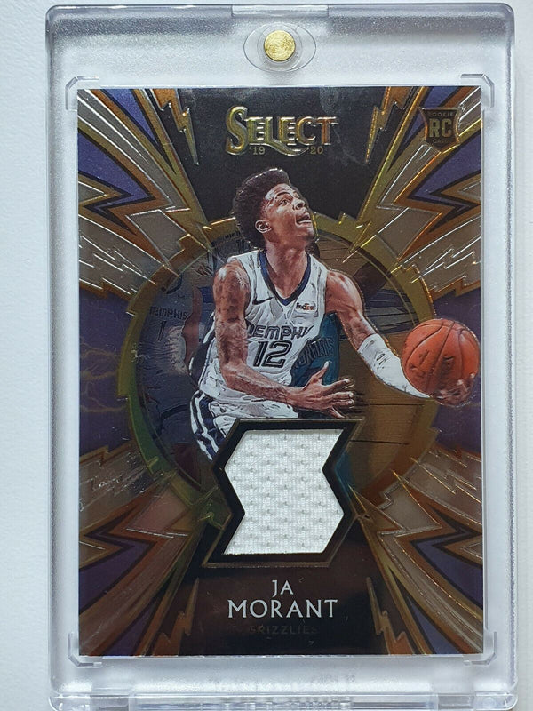 2019 Select Ja Morant Rookie #PATCH Sparks Worn Jersey RC - Ready to Grade