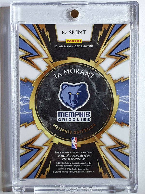 2019 Select Ja Morant Rookie #PATCH Sparks Worn Jersey RC - Ready to Grade