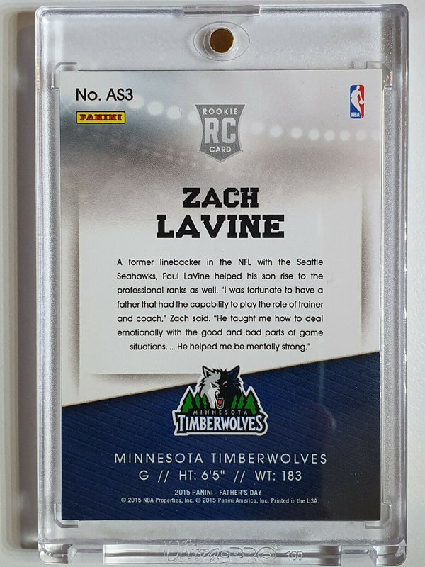 2015 Panini Zach Lavine Rookie #PATCH Slam Dunk Champ Jersey - One Only