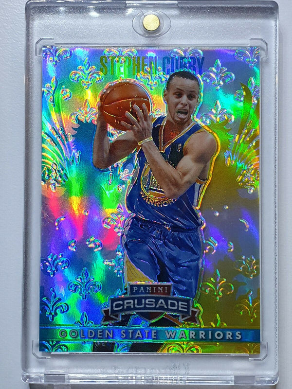 2013 Panini Crusade Stephen Curry #38 TEAL HOLO /249 Prizm - Ready to Grade