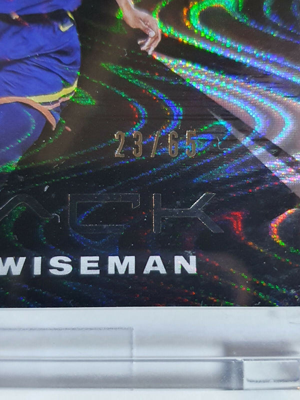 2020 Panini Black James Wiseman Rookie #68 SWIRLORAMA /65 - Ready to Grade