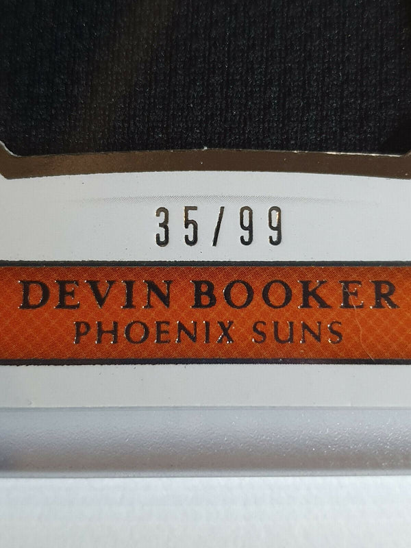 2018 National Treasures Devin Booker #PATCH /99 Jumbo Game Worn Jersey