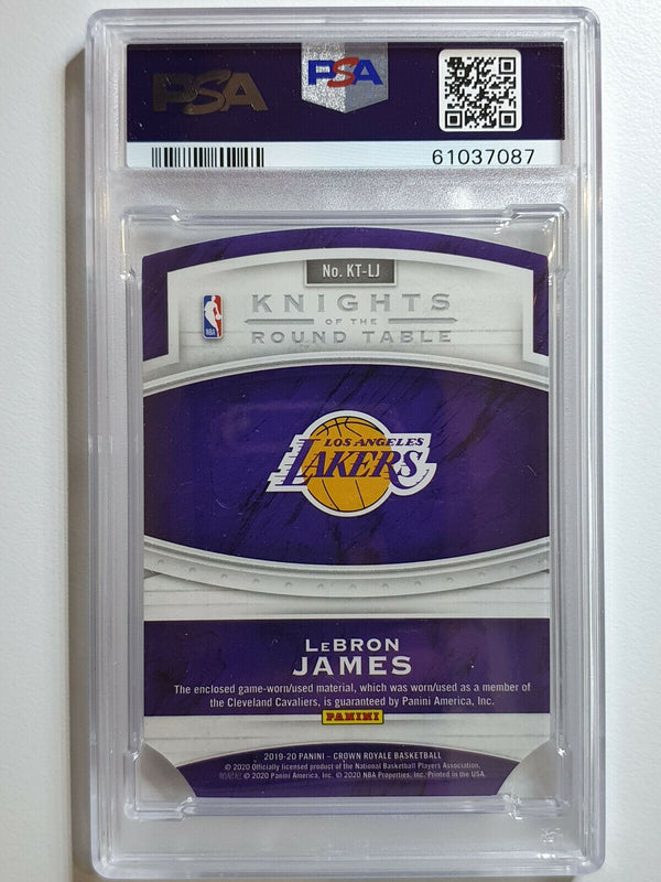 2019 Crown Royale Lebron James #PATCH Game Worn Jersey - PSA 9 (POP 5)