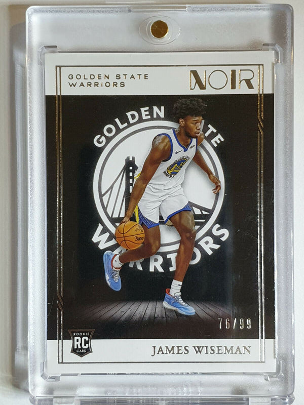 2020 Panini Noir James Wiseman Rookie #142 /99 Association Edition