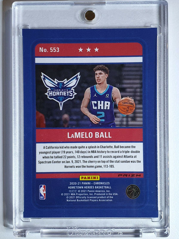 2020 Chronicles Lamelo Ball Rookie #553 SILVER HOLO - Ready to Grade