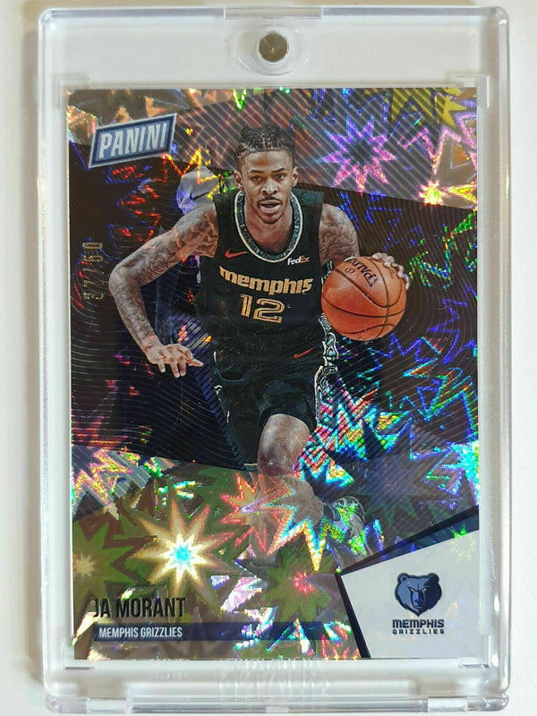 3 x Ja Morant Serial Numbered Cards