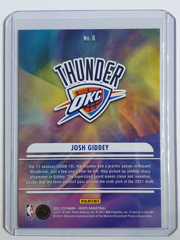 2021 NBA Hoops Josh Giddey Rookie #6 We Got Next RC - Ready to Grade