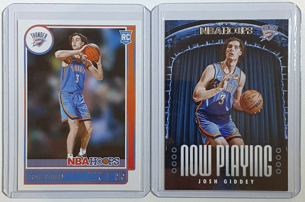 2021 NBA Hoops Josh Giddey Rookie #202 #6 Lot of 2 RCs - Ready to Grade