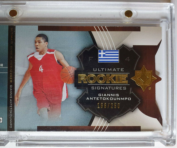 2013 Upper Deck Giannis Antetokounmpo Rookie AUTO /250 Booklet - Rare Gem