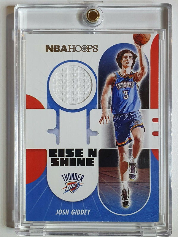 2021 NBA Hoops Josh Giddey Rookie #PATCH Rise N Shine - Ready to Grade