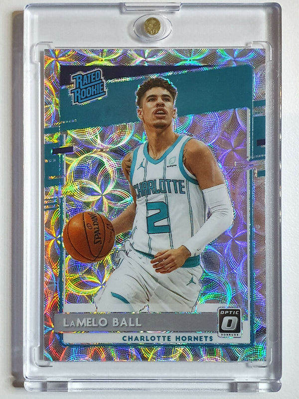 2020 Donruss Optic Lamelo Ball Rookie #153 SCOPE HOLO /249 - Ready for Grading