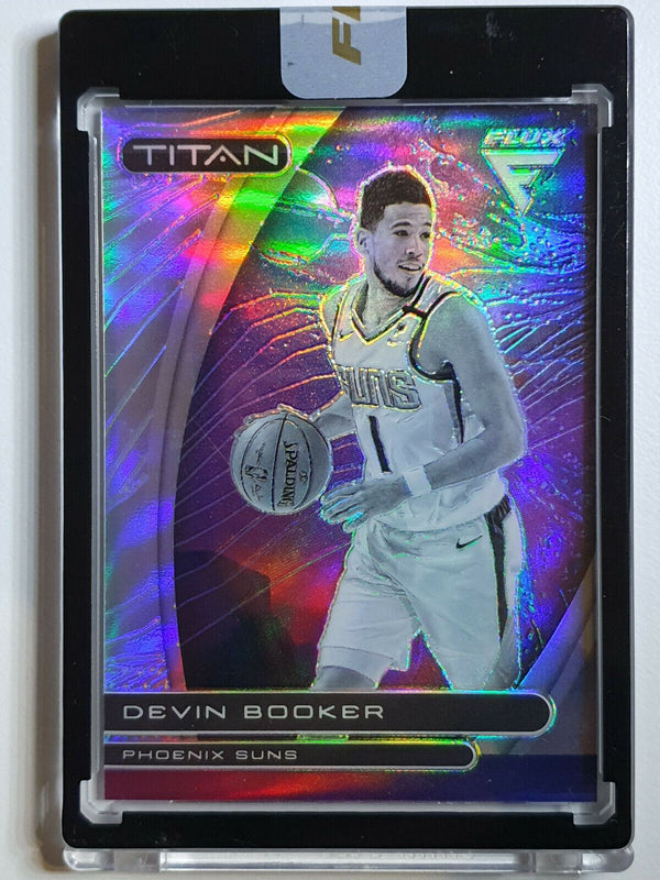 2020 Flux Devin Booker #9 Titan SILVER Holo Uncirculated Encased - Panini Sealed