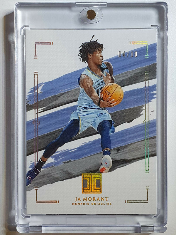 2020 Panini Impeccable Ja Morant #80 GOLD Prizm /10 - Rare Gem