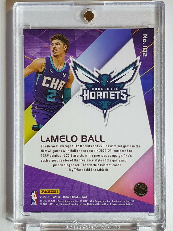 2020 Recon Lamelo Ball Rookie #102 HOLO FOIL - Ready to Grade