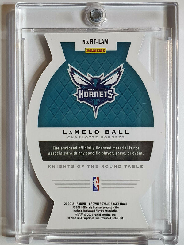 2020 Crown Royale Lamelo Ball Rookie #PATCH Jersey 2 Colors - Ready to Grade