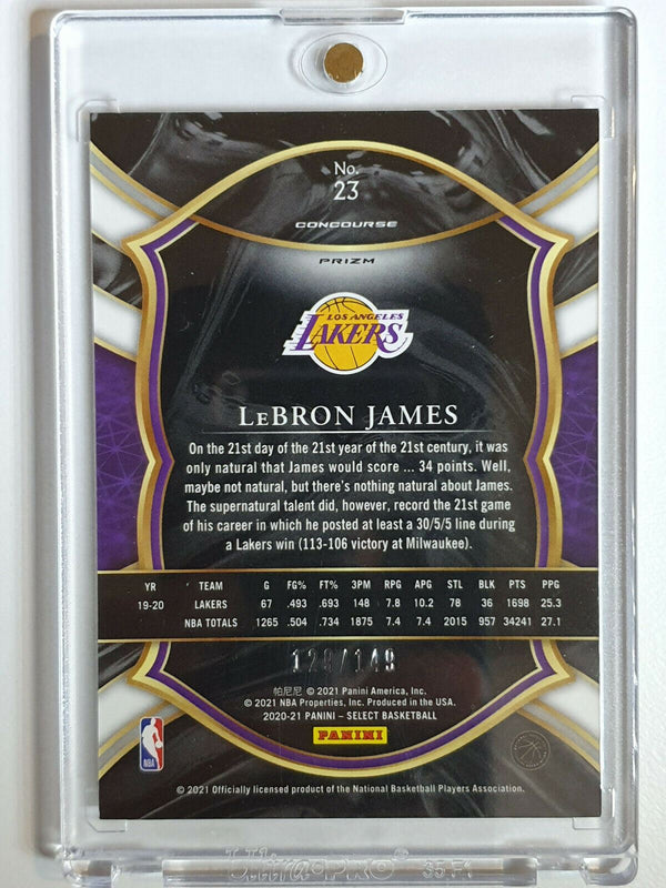 2020 Select Lebron James #23 DIAMOND WHITE /149 - Ready to Grade