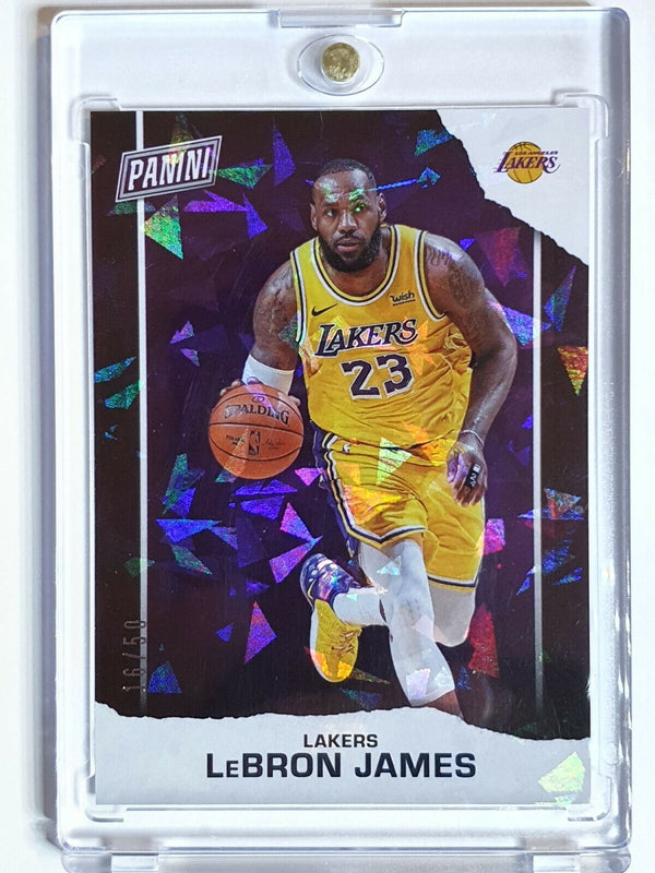 2021 Panini Lebron James #BK1 CRACKED ICE Holo /50 - Ready to Grade