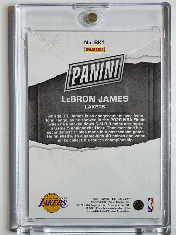 2021 Panini Lebron James #BK1 CRACKED ICE Holo /50 - Ready to Grade