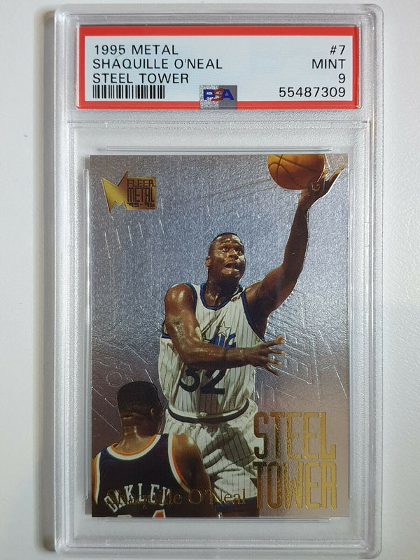 1995 Fleer Metal Shaquille O'Neal #7 - PSA 9