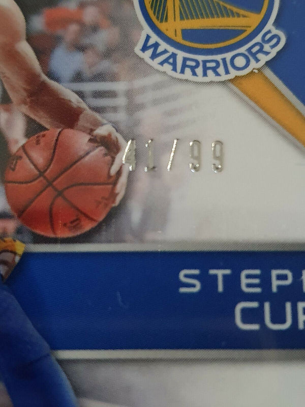 2017 Panini Spectra Stephen Curry #PATCH SILVER Prizm /99 Game Worn Jersey