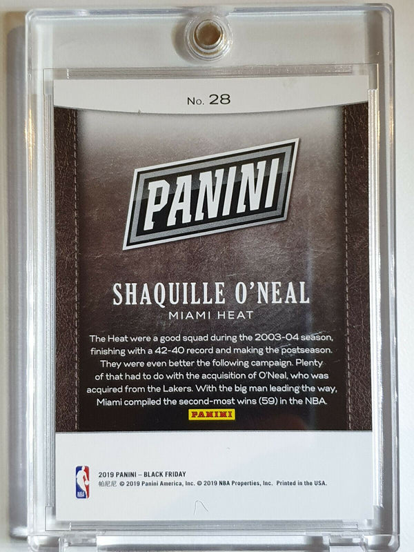 2019 Panini Black Shaquille O'Neal #28 FUTURE FRAMES Prizm /99 - Ready to Grade