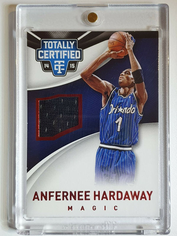 2014 Totally Certified Anfernee Hardaway #PATCH RED /249 Game Worn Jersey