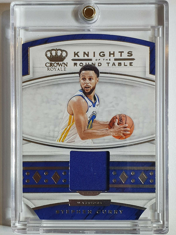 2019 Crown Royale Stephen Curry #PATCH Game Worn Jersey - Ready to Grade