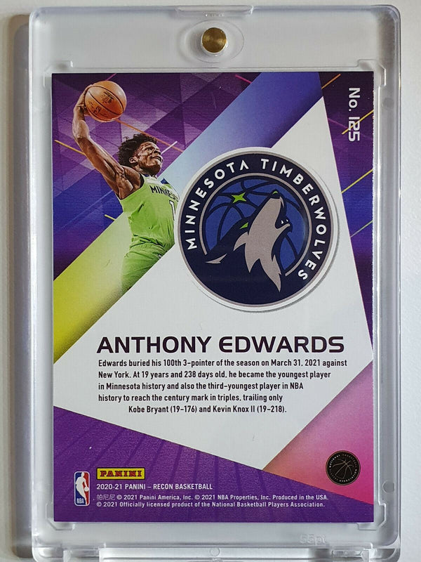 2020 Recon Anthony Edwards Rookie #125 HOLO FOIL - Ready to Grade