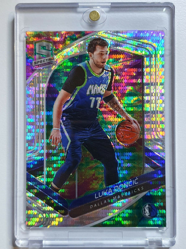 2019 Spectra Luka Doncic #97 CELESTIAL /99 Prizm - Ready to Grade