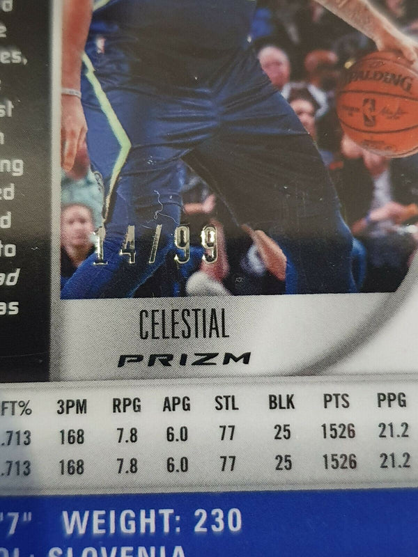 2019 Spectra Luka Doncic #97 CELESTIAL /99 Prizm - Ready to Grade