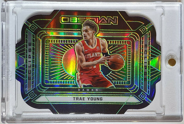 2020 Obsidian Trae Young #23 GREEN /25 Eclipse Holo - Ready to Grade