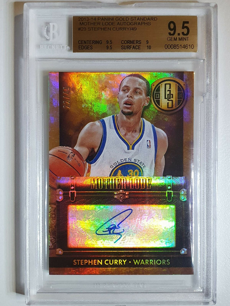 2013 Gold Standard Stephen Curry Auto /49 HOLO Autograph - BGS 9.5 