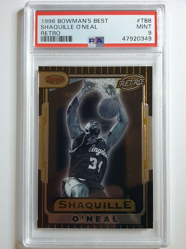 1996 Bowman's Best Shaquille O'Neal #TB8 RETRO - PSA 9