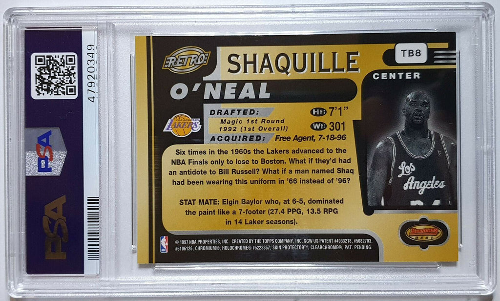 Lot Detail - 1997-98 Shaquille O'Neal Game Used Los Angeles Lakers Home  Jersey
