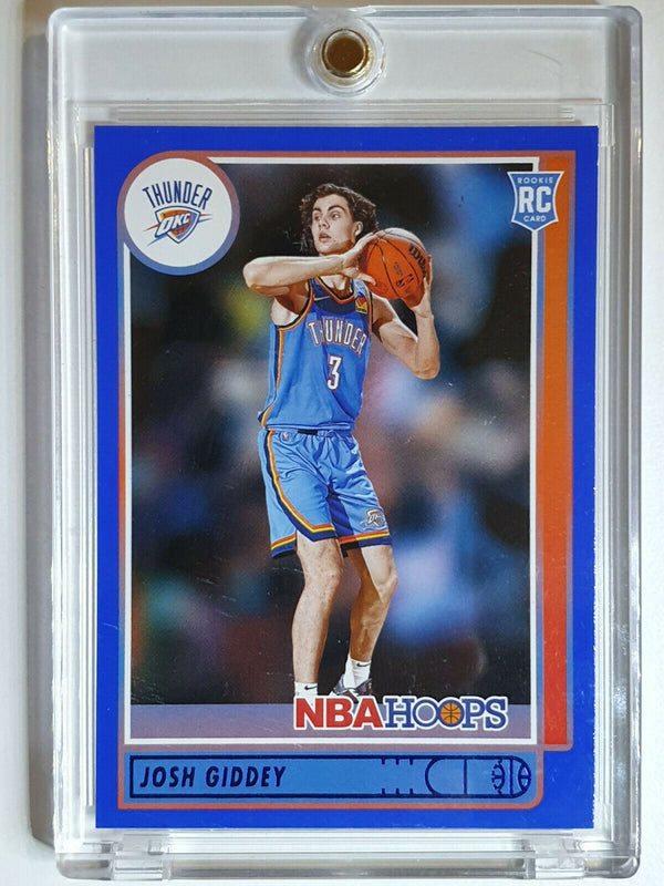 2021 NBA Hoops Josh Giddey Rookie #202 BLUE Prizm - Ready to Grade