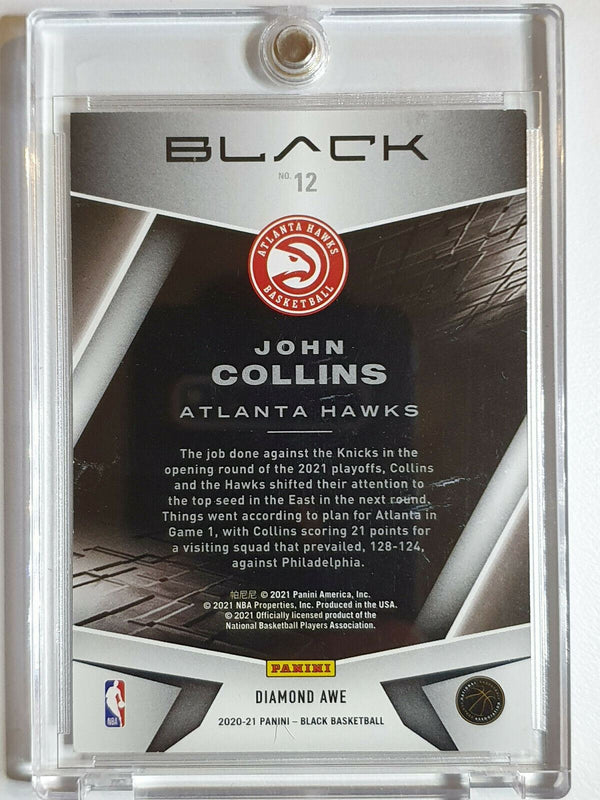 2020 Panini Black John Collins #12 DIAMOND AWE /25 - Ready to Grade