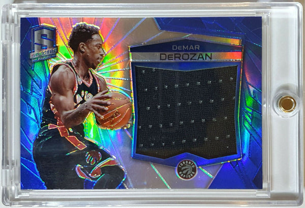 2015 Panini Spectra DeMar DeRozan #PATCH BLUE HOLO /49 Prizm - Rare