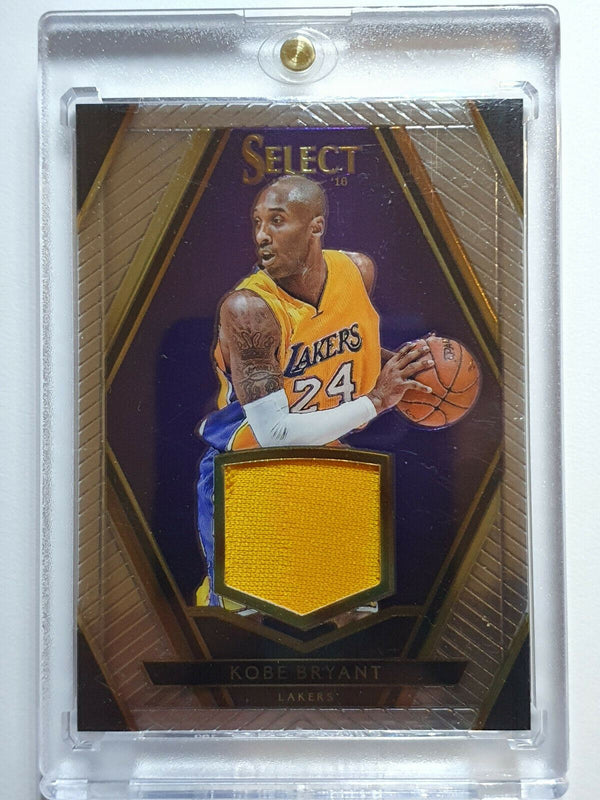 2015 Select Kobe Bryant #PATCH /149 Game Worn Jersey Relic - Ready to Grade