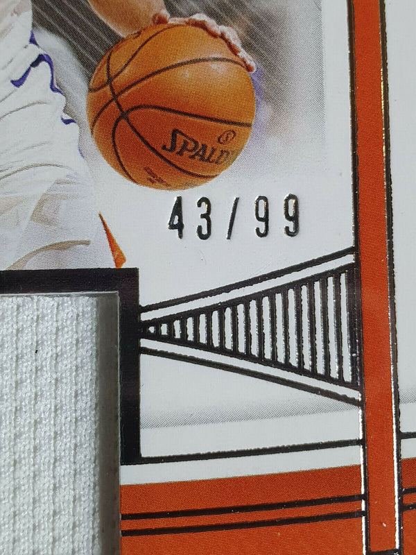 2020 National Treasures Devin Booker #PATCH /99 Game Worn Jersey - Rare